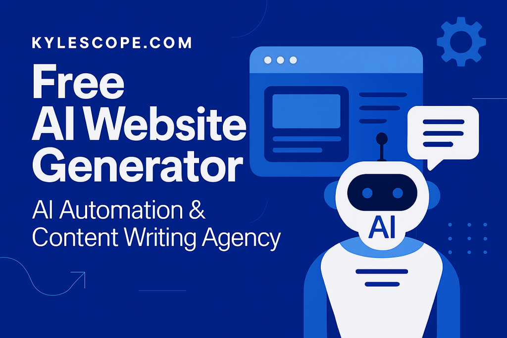 Free AI Website Generator