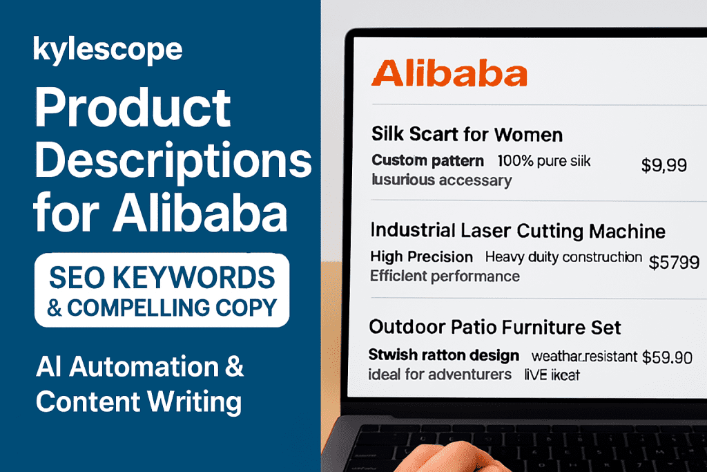 sample alibaba product description