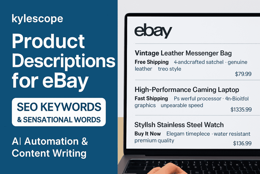 sample Ebay product description