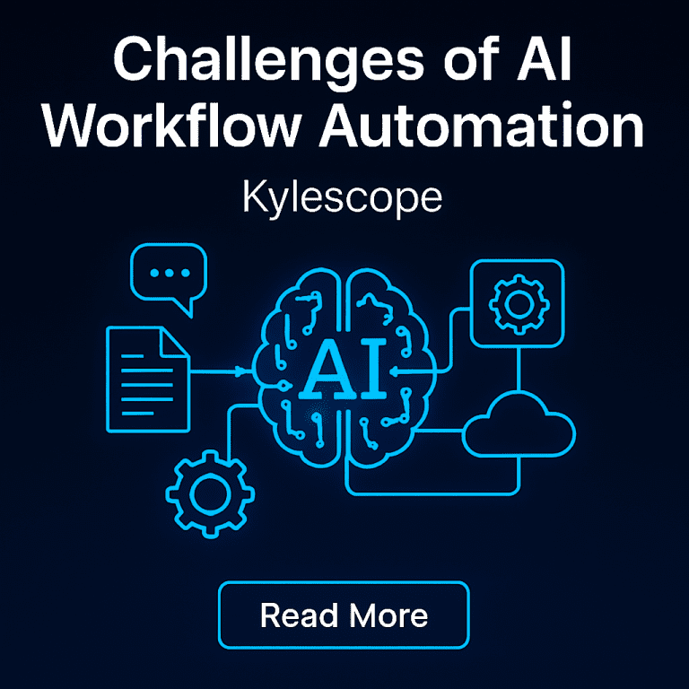 challenges of AI Workflow Automation