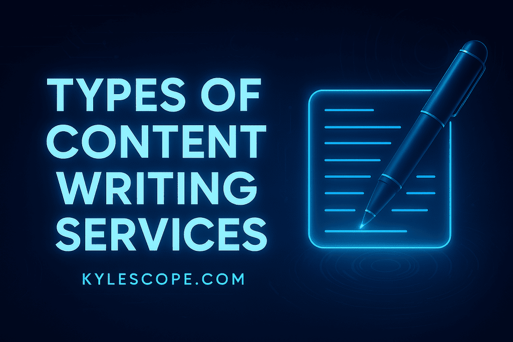 types of content writing services